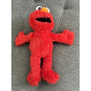 Hasbro Elmo Plush Unisex Small Red Excellent Sesame Street Stuffed Toy‎ 12in
